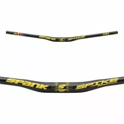 Manubrio SPANK SPIKE 800 VIBROCORE TEAM EDITION Rise 15 Mm 31,8/800 Mm Nero/Giallo
