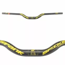 Manubrio SPANK SPIKE 800 VIBROCORE TEAM EDITION Rise 50 Mm 31,8/800 Mm Nero/Giallo