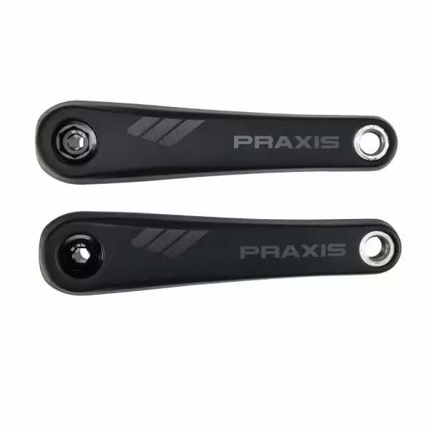 Pedivelle Carbonio Per MTB Elettrica PRAXIS Motore Yamaha/Bosch Nero 1 Pedivelle Carbonio Per MTB Elettrica PRAXIS Motore Yamaha/Bosch Nero