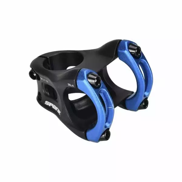 Attacco SPANK SPLIT 0° Ø31,8 Mm Blu 1 Attacco SPANK SPLIT 0° Ø31,8 Mm Blu