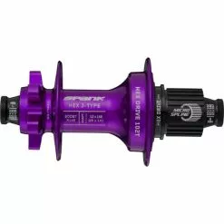 Mozzo Posteriore SPANK HEX DRIVE 102T 12x148 Mm Boost 32 Fori E-Plus Shimano MicroSpline Viola