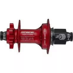 Mozzo Posteriore SPANK HEX DRIVE 102T 12x148 Mm Boost 32 Fori E-Plus Shimano MicroSpline Rosso