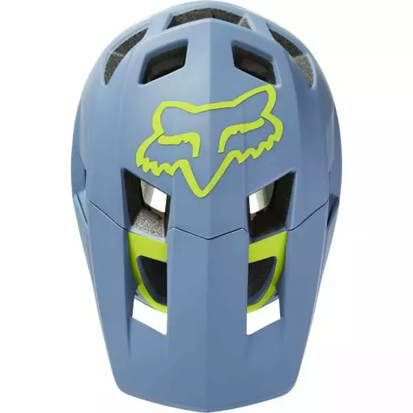 Casco MTB FOX DROPFRAME PRO MIPS Blu/Giallo 2022 3 Casco MTB FOX DROPFRAME PRO MIPS Blu/Giallo 2022 - immagine 3