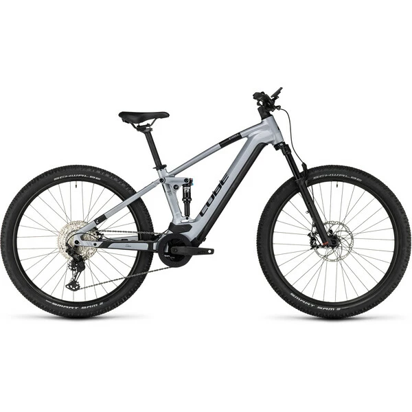 MTB Elettrica CUBE STEREO HYBRID 120 RACE 625 27,5/29" Argento 2023 1 MTB Elettrica CUBE STEREO HYBRID 120 RACE 625 27,5/29" Argento 2023
