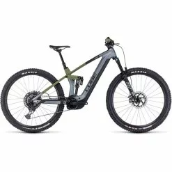 MTB Elettrica CUBE STEREO HYBRID 140 HPC TM 750 27,5/29" Grigio/Verde 2023