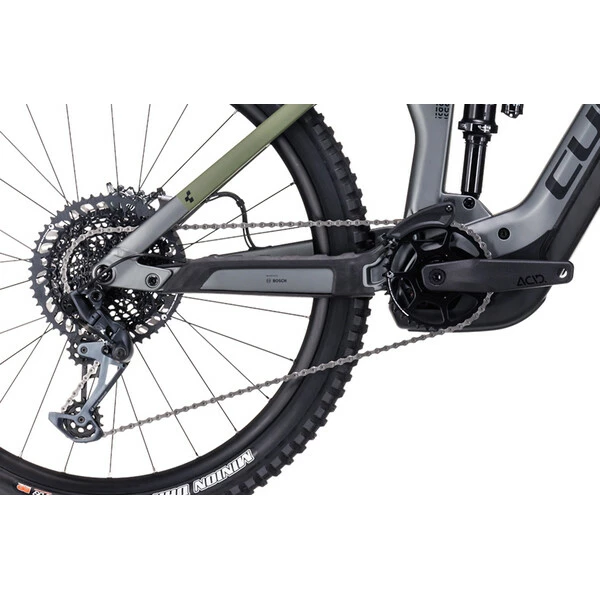 MTB Elettrica CUBE STEREO HYBRID 160 HPC TM 750 27,5" Grigio/Verde 2023 4 MTB Elettrica CUBE STEREO HYBRID 160 HPC TM 750 27,5" Grigio/Verde 2023 - immagine 4